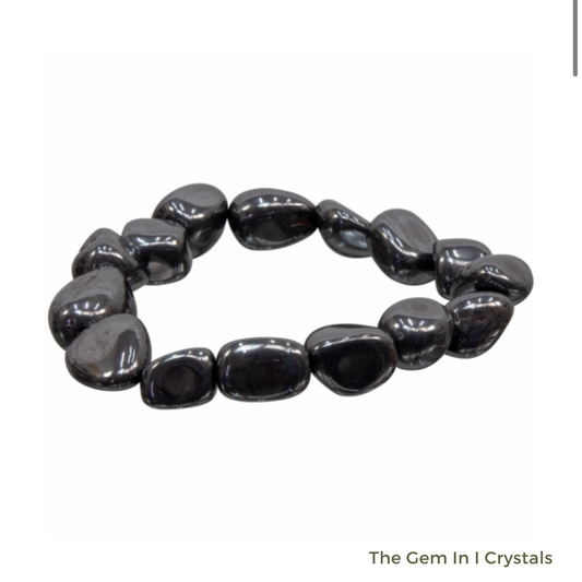 Obsidian Tumbled Stone Bracelet